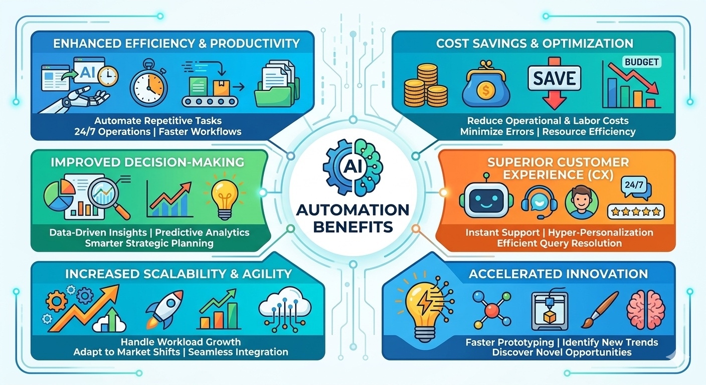 BENEFITS OF AI AUTOMATION BENEFITS OF AI AUTOMATION